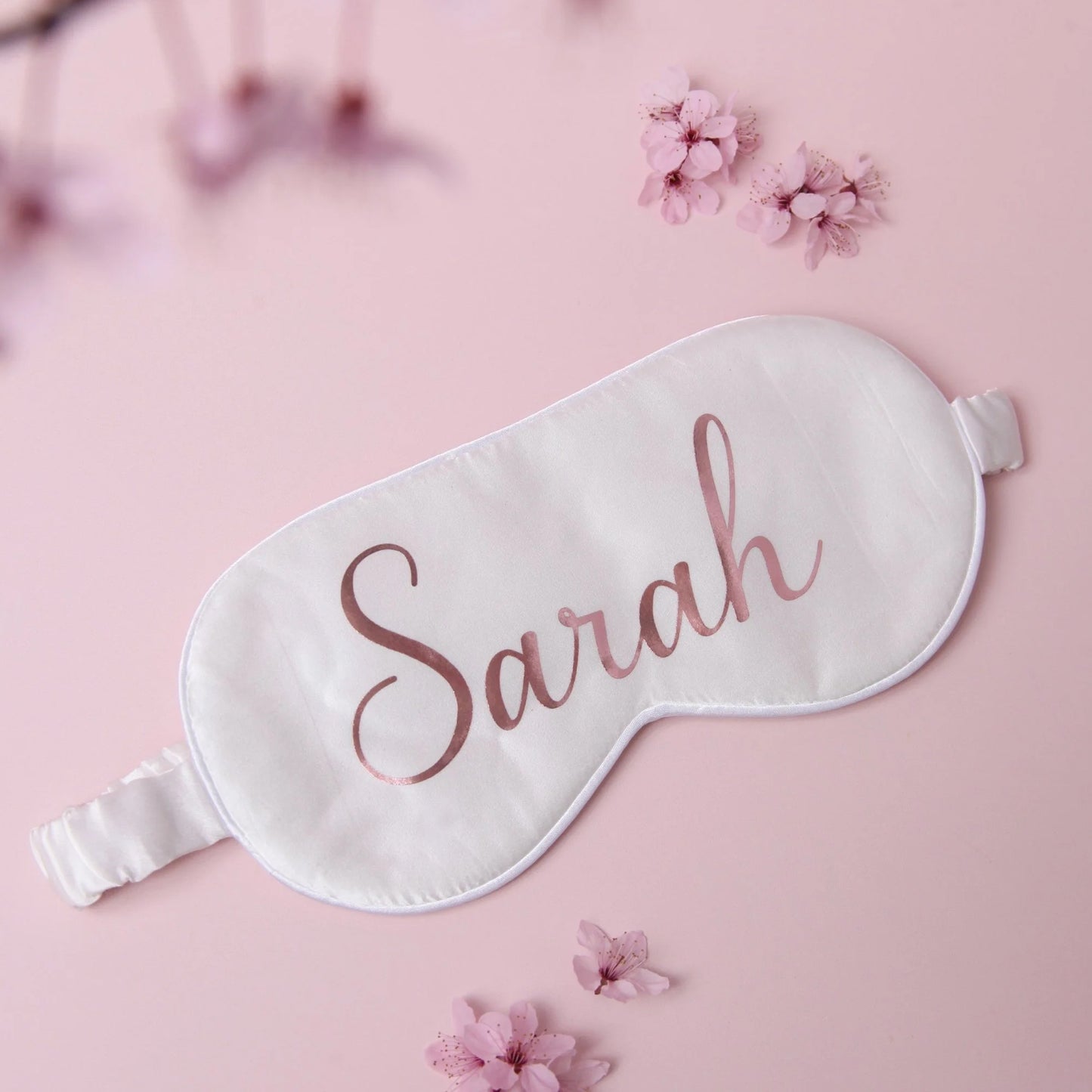 Personalized 100% Satin Eye Masks – Elegant Bridesmaid Sleep Gifts