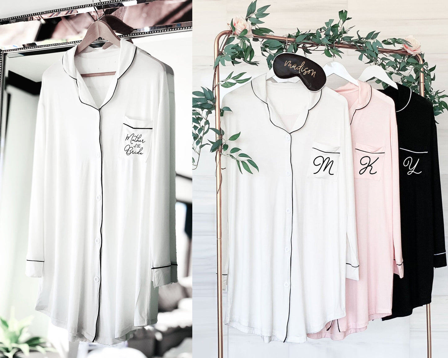 Nightwear Sleepshirt Gift For Bridals Wedding Gift Bridal Gift