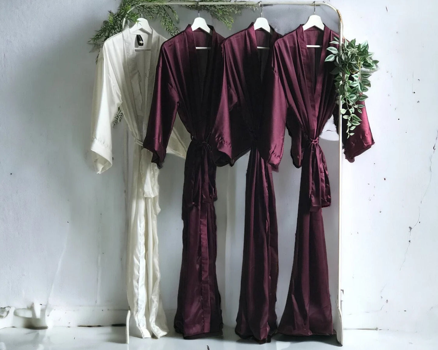 Satin Bridesmaid Robes Bridesmaid Gifts Satin Robes Custom Satin Robe