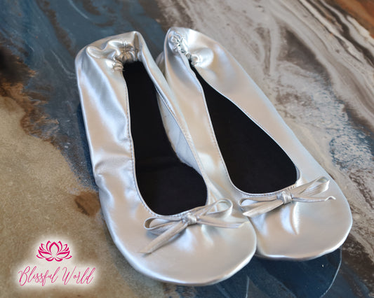 Bulk Ballet Flats for Wedding Wholesale Foldable Ballet Flats Bulk Slippers for wedding guests