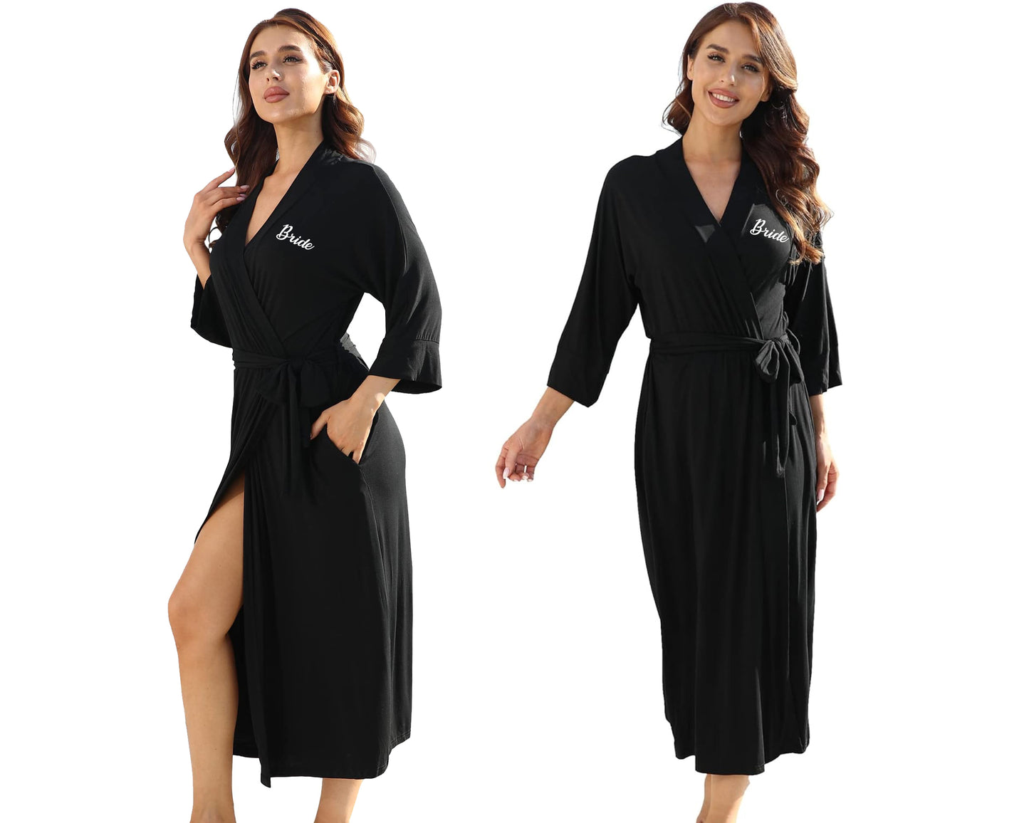 Wedding Gifts Custom Bridal Cotton Long Robe Personalized Bridesmaid Robes