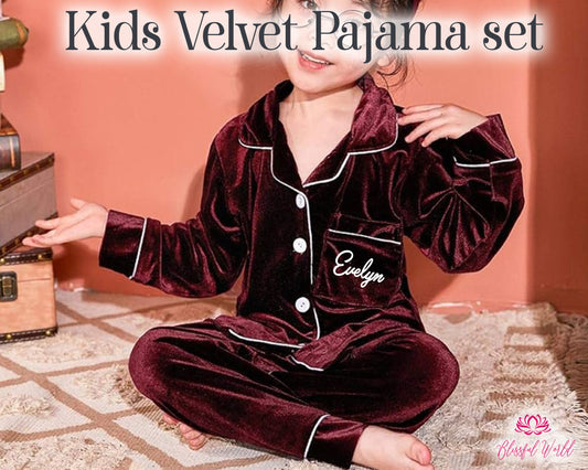 Custom-Kids-Velvet-Pajama-Usa