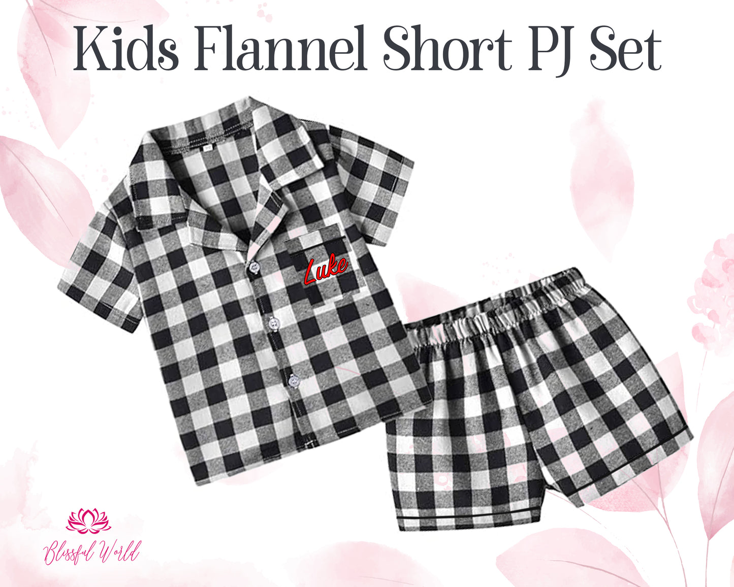 Bridesmaid Pajamas Flannel Matching Pajamas Bridesmaid Gift Bridal Party Gifts