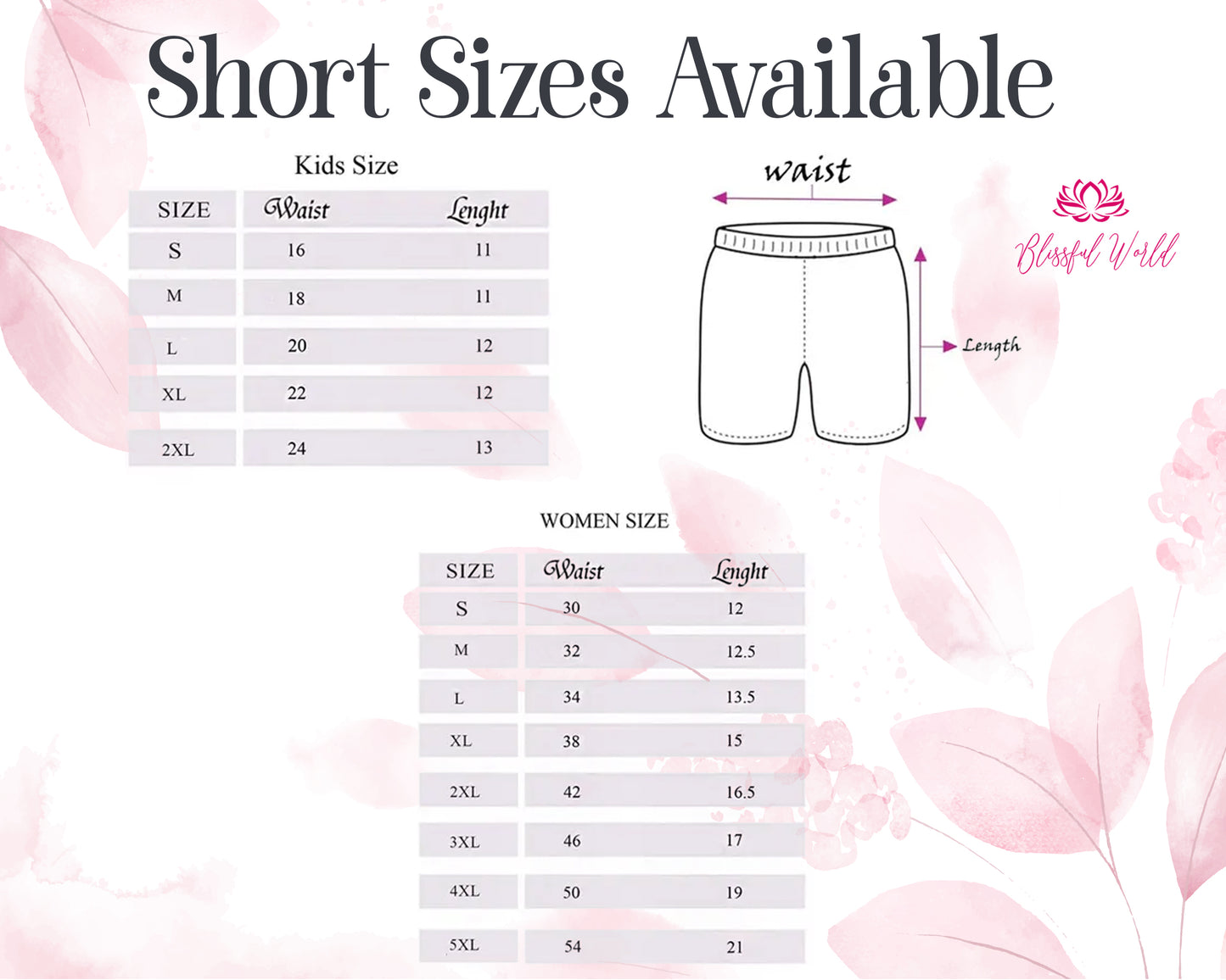 Premium Hydrangea Floral Lounge Shorts