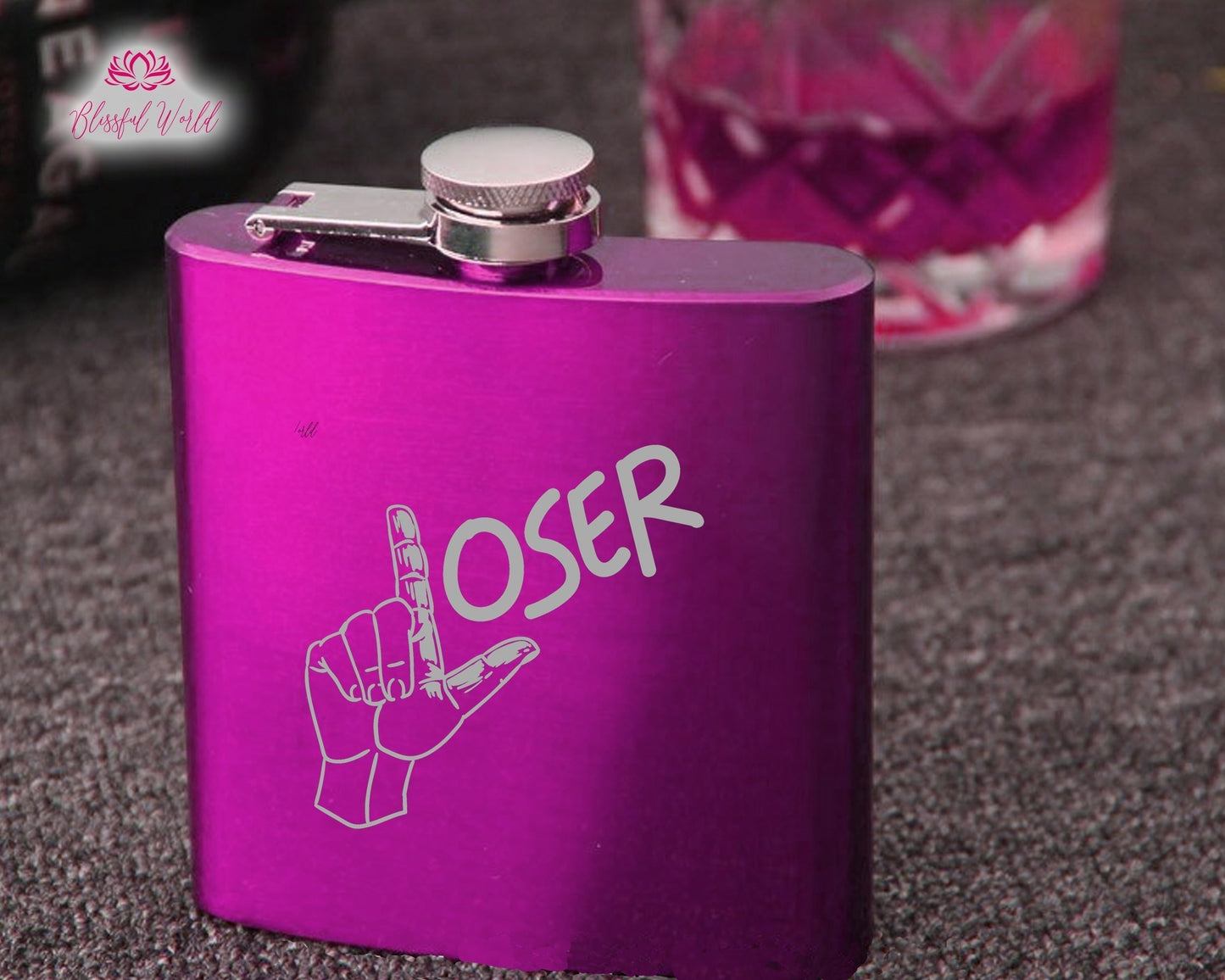 Personalized Women's Flask | Custom Women's Flask | Laser Engraved Flask | Engraved Women's Flask | Bridal Party Gift | Bridesmaid Gift
