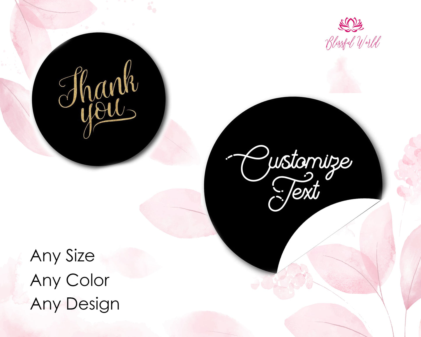 Custom Logo Stickers, Personalized Vinyl Sticker, Personalized Laptop Decals, Custom Any Image or Design Sticker, Custom Labels Stickers