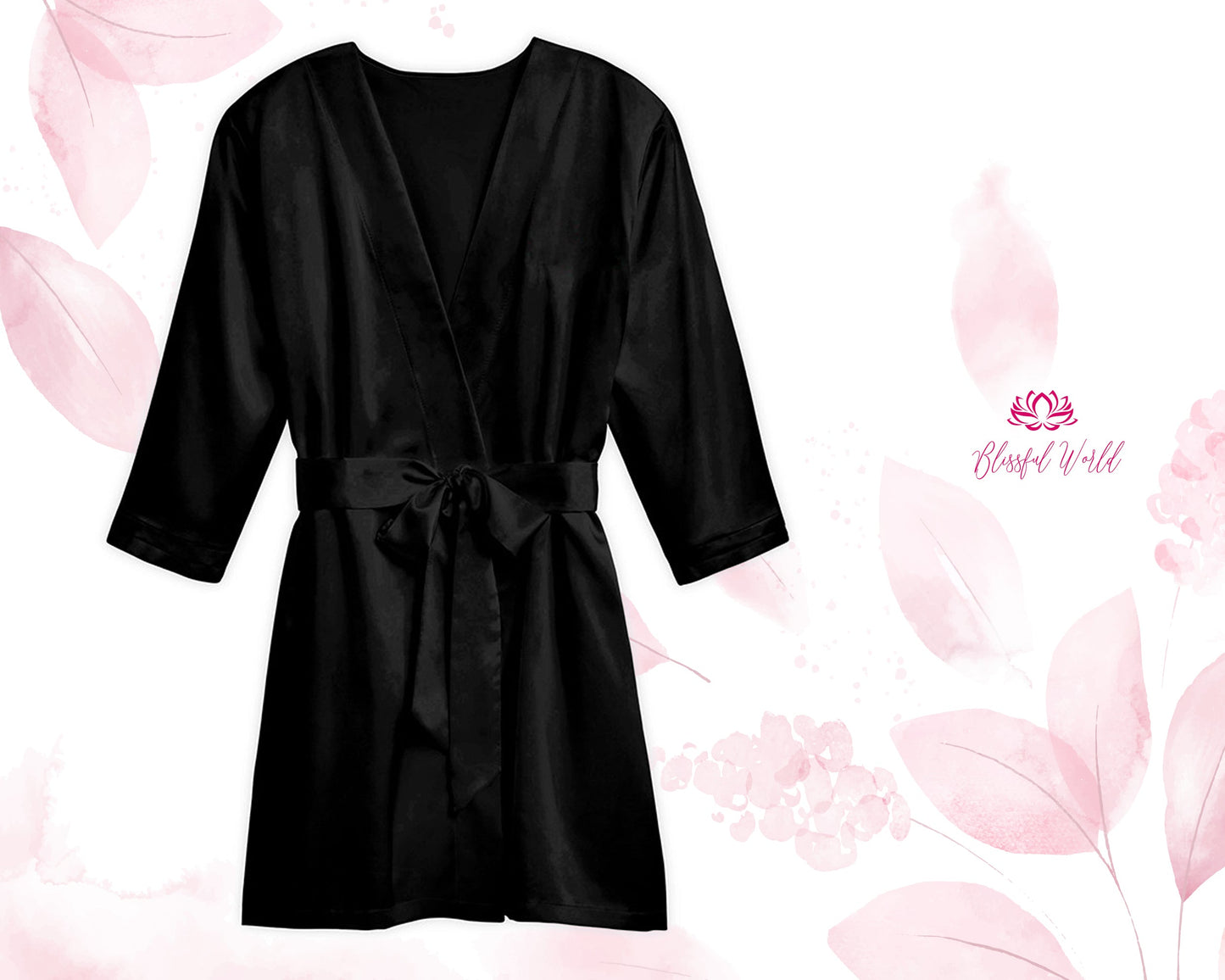 Personalized Men's Satin Robe, Groomsmen's Robe, Groomsmen’s Gifts, Wedding Gifts, Couple’s Gifts, Birthday Present, Bachelor's Party