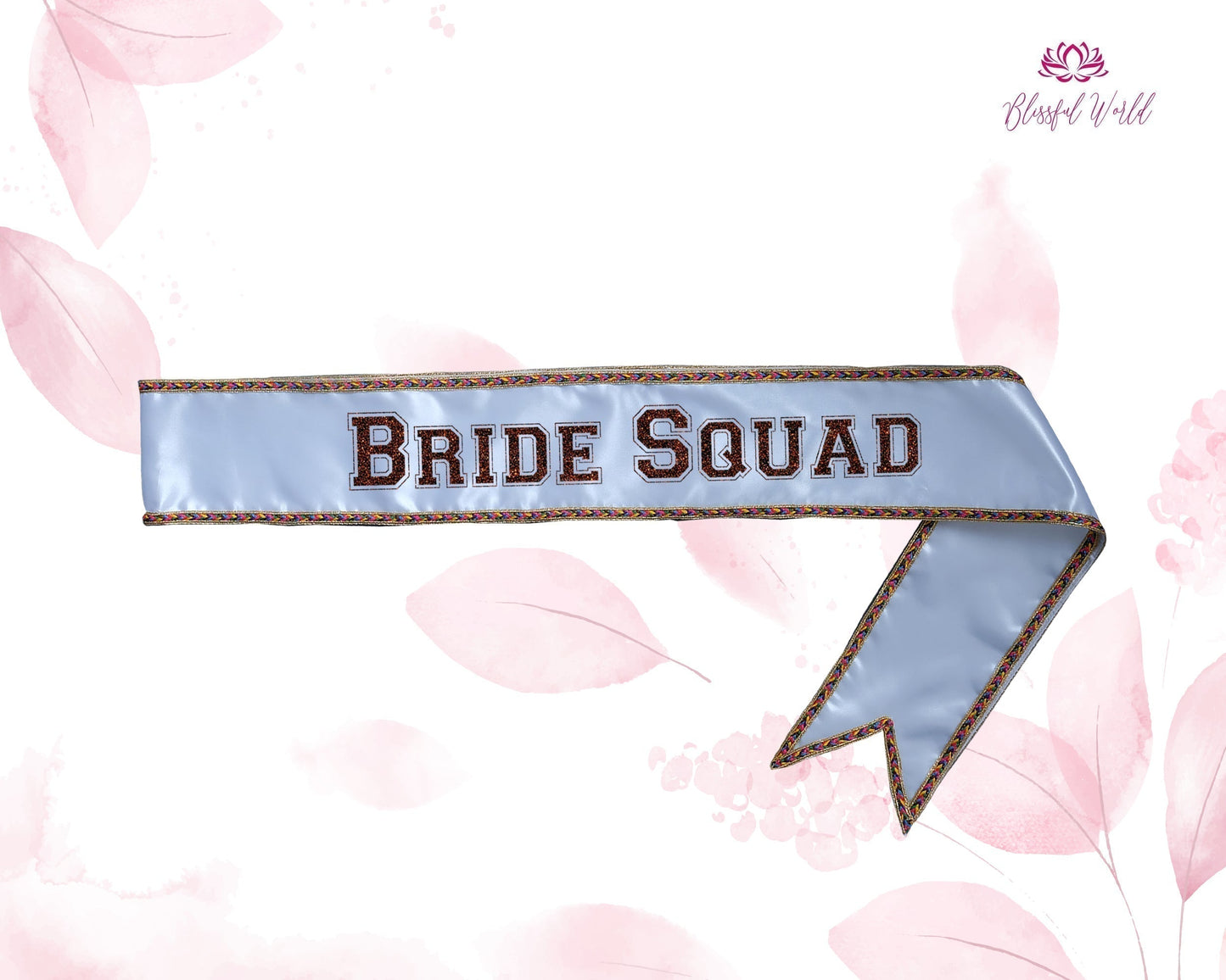 Custom Bridal Lace Sash Personalized Lace Sash Custom Lace Sash Customized Lace Sash Bridesmaid Sash Bachelorette Sash Custom Border Sash