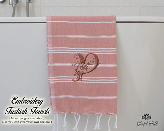 Personalized Beach Towel Personalized Gift Wedding day gift Party Favor Bachelorette Party Gift For Bridals