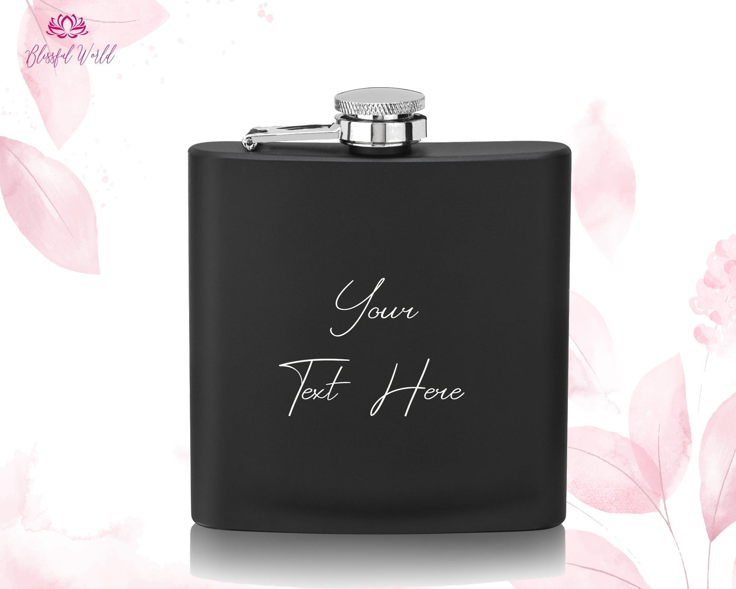 Laser Engraved Flasks for Groomsmen Leather Flask Set Personalized Flask for Men Engraved Hip Flask