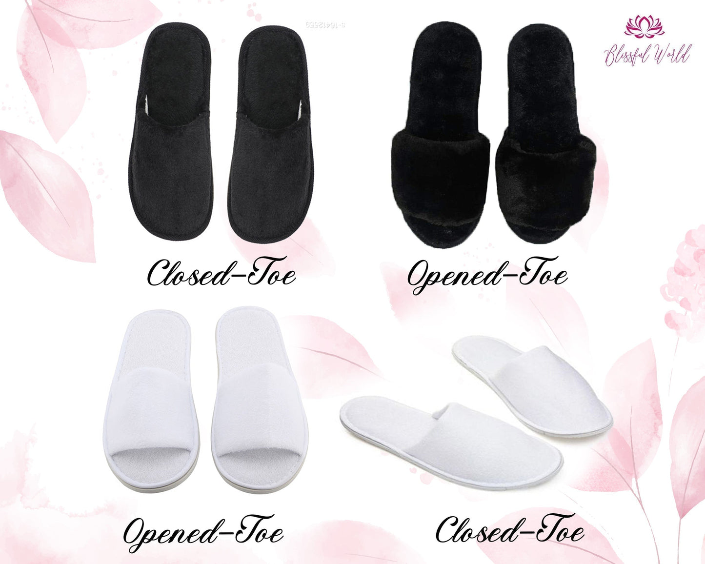Personalized Slippers for Bride and Bridesmaid