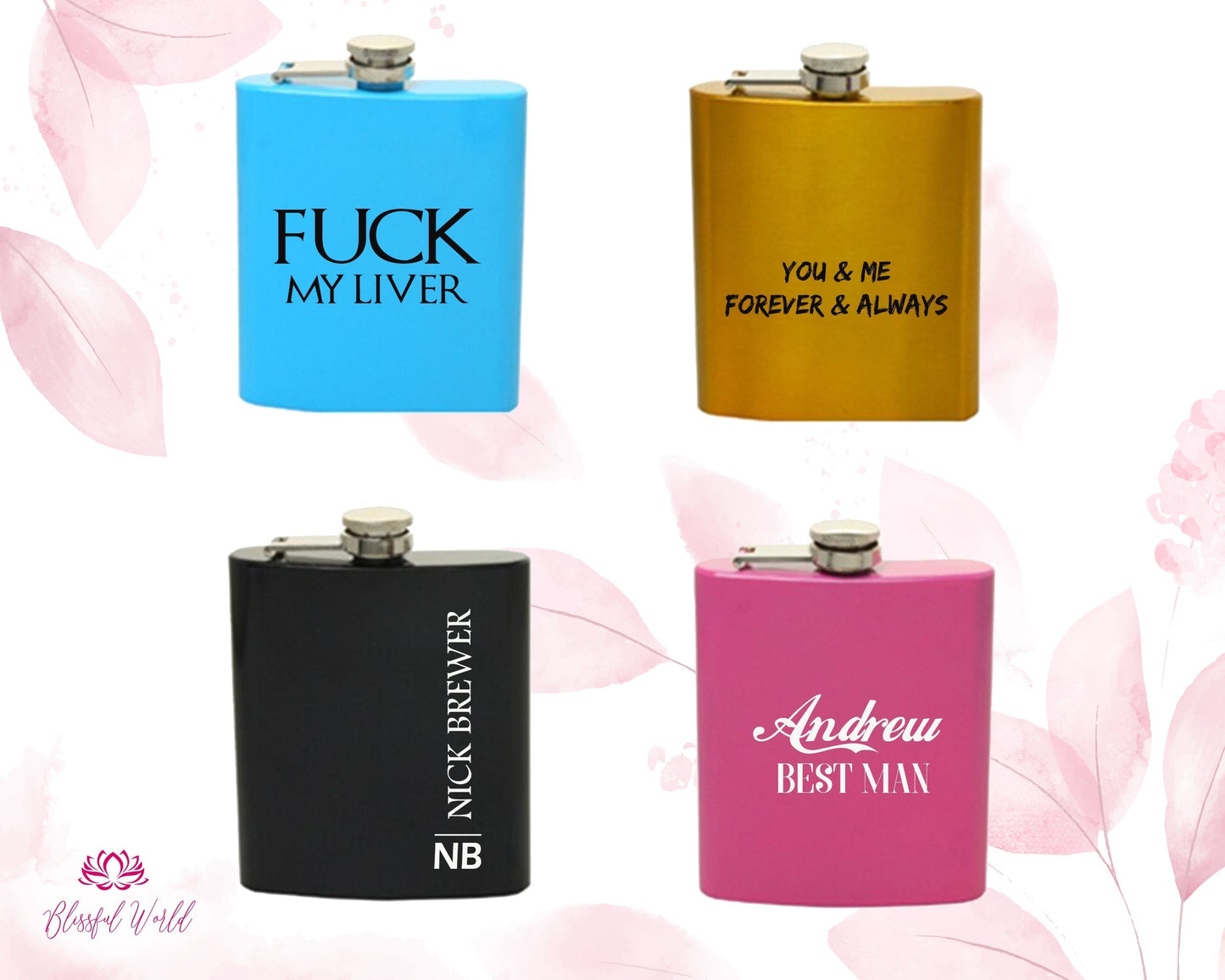 Personalized flask Leather flask Groomsmen Gift Engraved flask hip flask Custom Engraved Leather Hip Flask