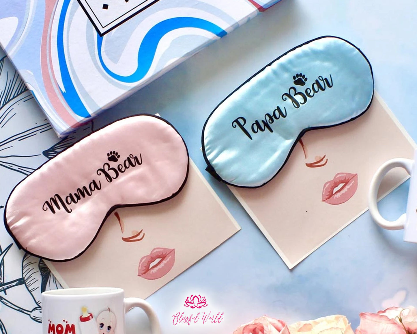Personalized Eye Mask Bridesmaid Gift Bridal Shower Sleep Mask Customized Wedding Gift Silky Satin Mask Bachelorette Party Personalized Gift