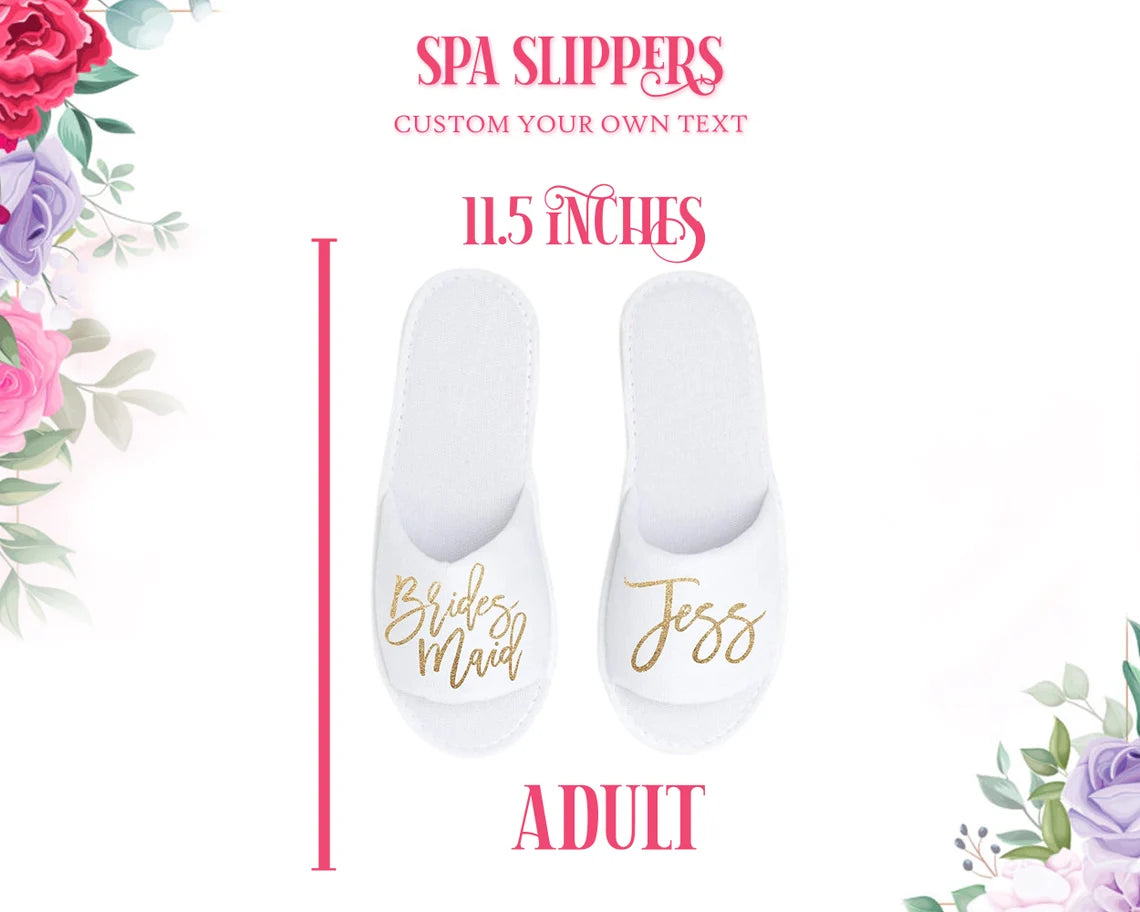 Custom size of slipper Size