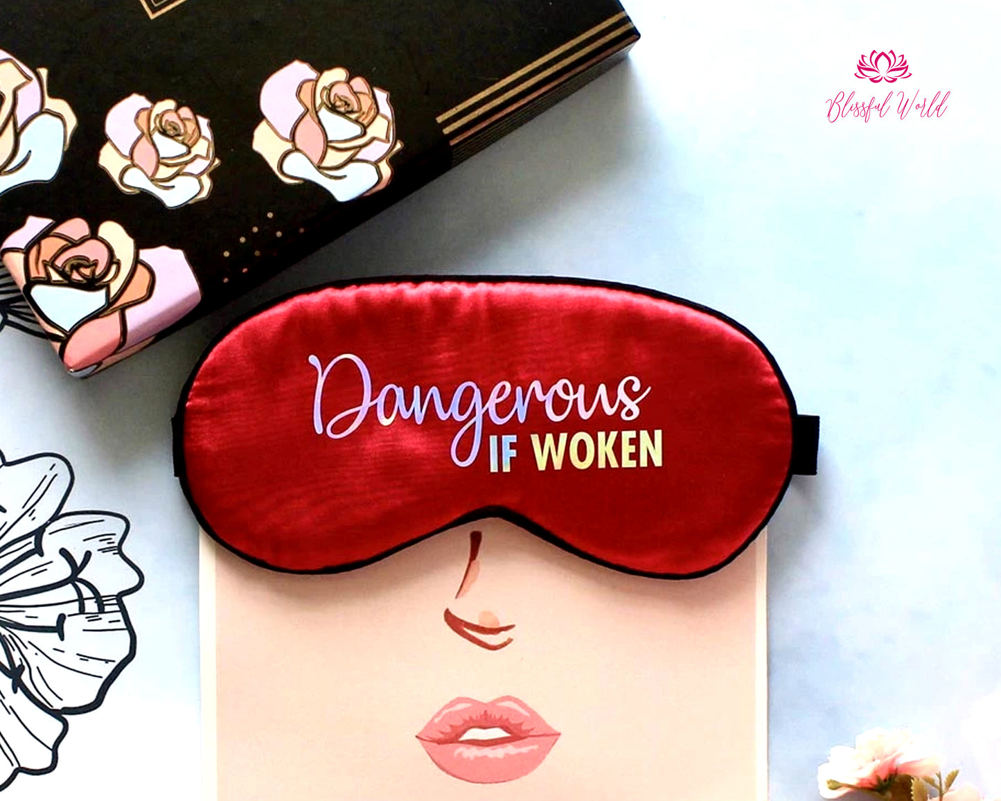 Personalized Eye Mask, Bridesmaid Gift, Bridal Party Gift, Sleep Mask, Personalized Wedding Favor, Silky Satin Mask, Bachelorette Party