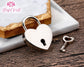 Two Heart Locked in Love Lock, Engraved Padlock with Key, Personalized Love Lock, Custom Lock for Love, Anniversary Gifts, Wedding Gift