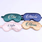 Personalized Satin Eye Masks – Luxe Sleep Essentials for Bridesmaids & Gifts