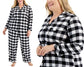 Flannel Plus Size Long Pajama set | Custom Pajama set | Flannel Pajama set