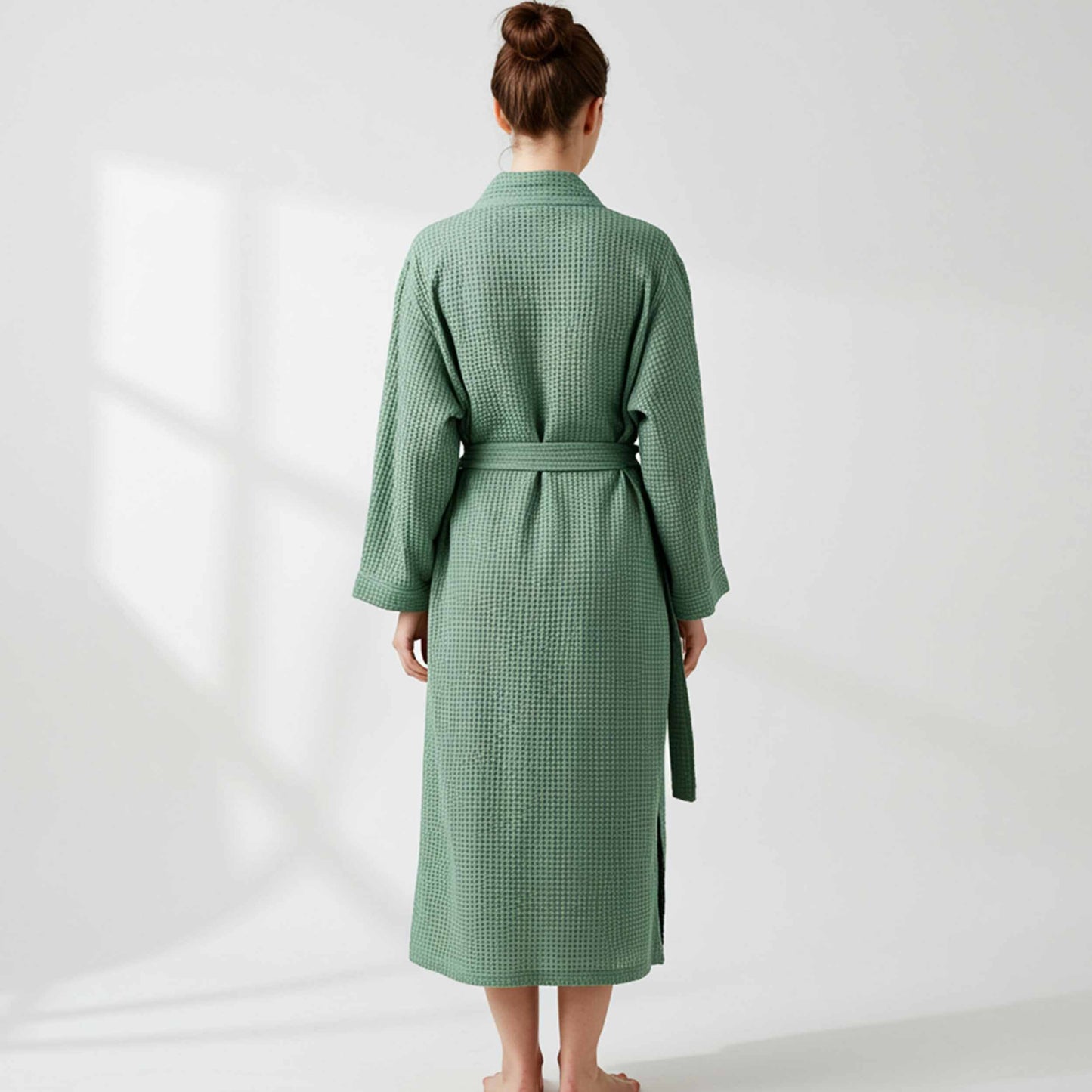 Premium Women’s Waffle Robe – Custom Spa, Bridal Party & Wedding Morning Gift