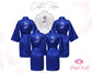 Personalized Robes Custom Robes Mis Quince anos satin robes getting ready satin robes Kimono Robes Mis Quince Robe Birthday Robes Satin Robe