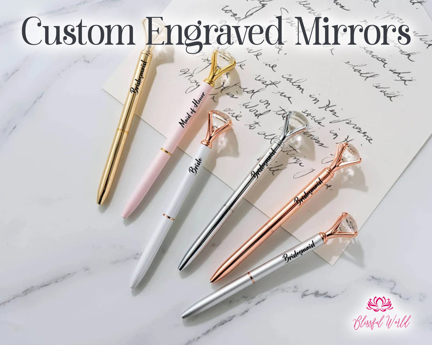 Custom Diamond Pens – Personalized Luxury Writing Instruments