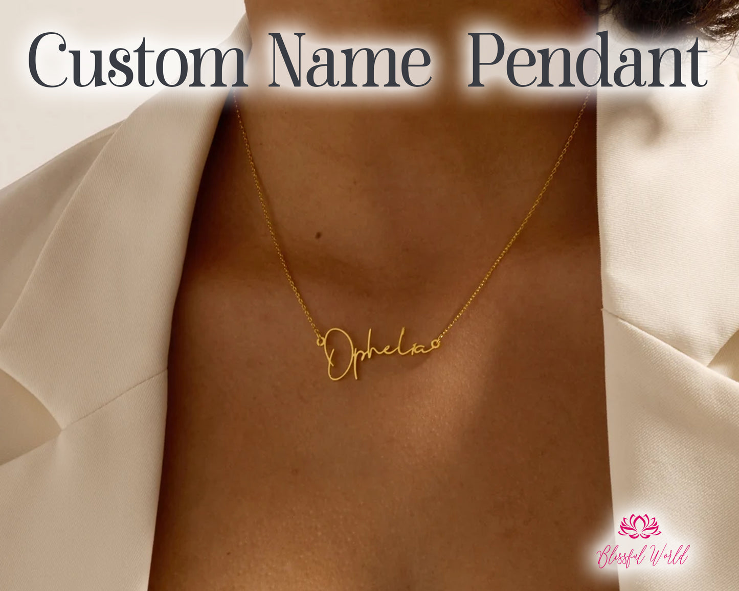 Custom Name Pendant | Custom Your Name Pendant