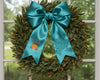 Personalized Thanksgiving Pumpkin Embroidery Wreath Sash