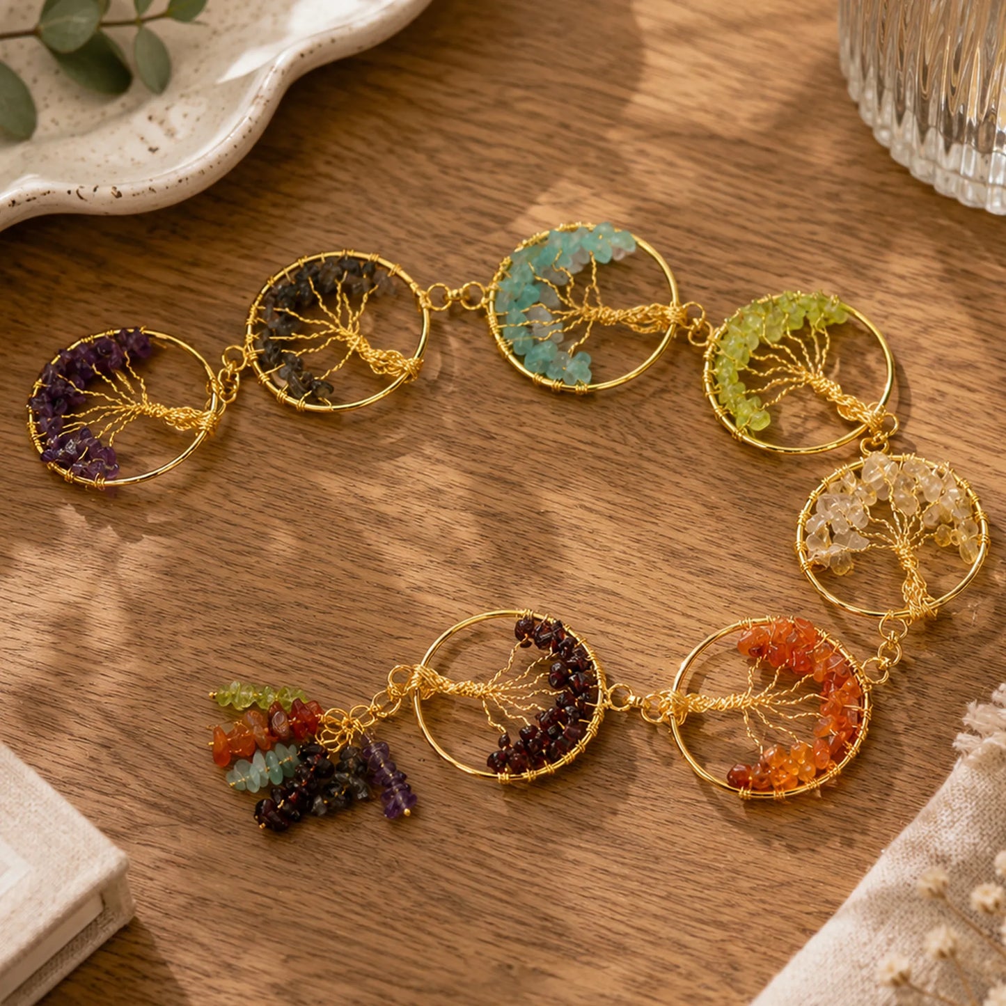 7 Chakra Tree of Life Hanging Ornament 3