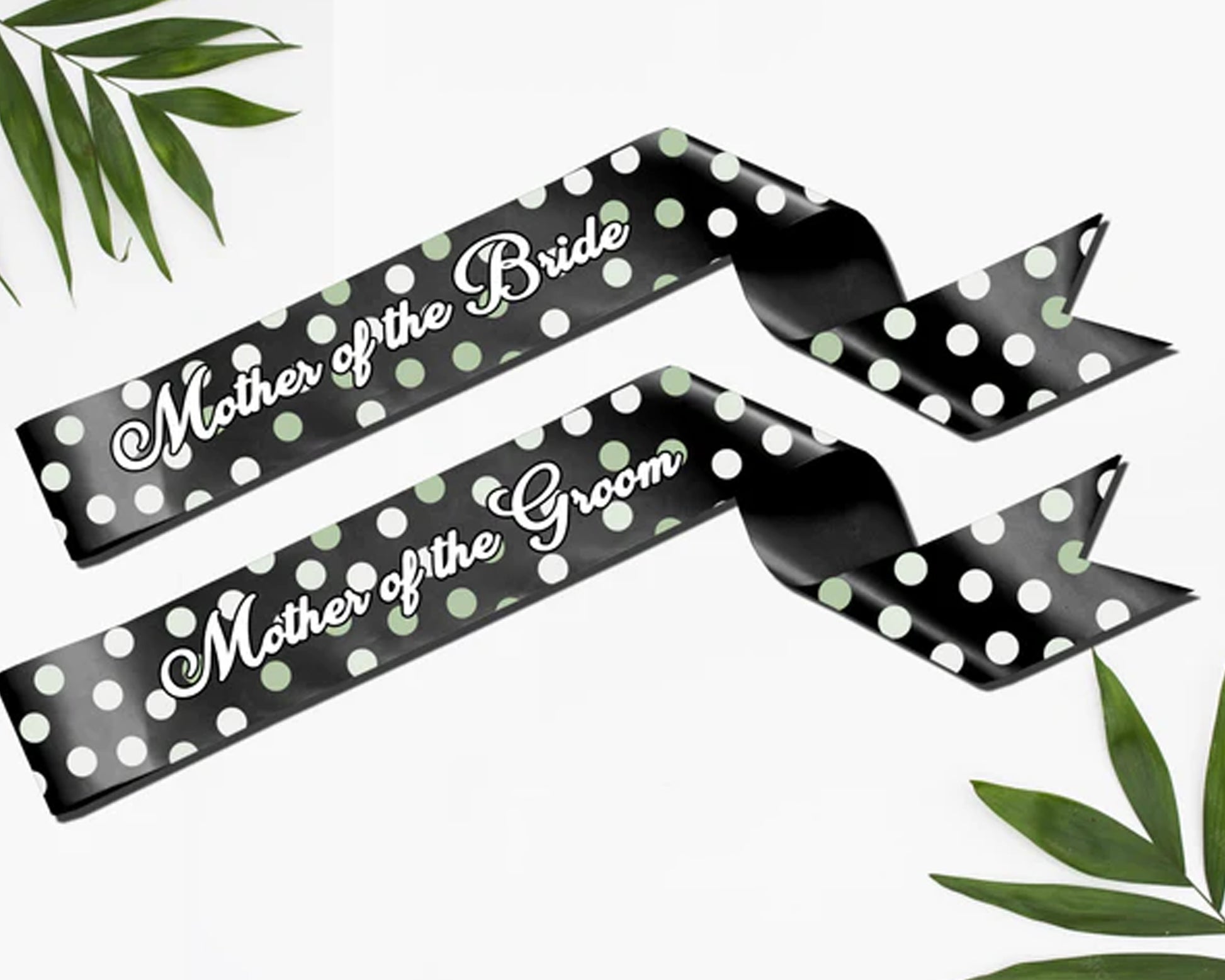 Elegant black satin sash with a sleek design, ideal for formal events and special occasions.