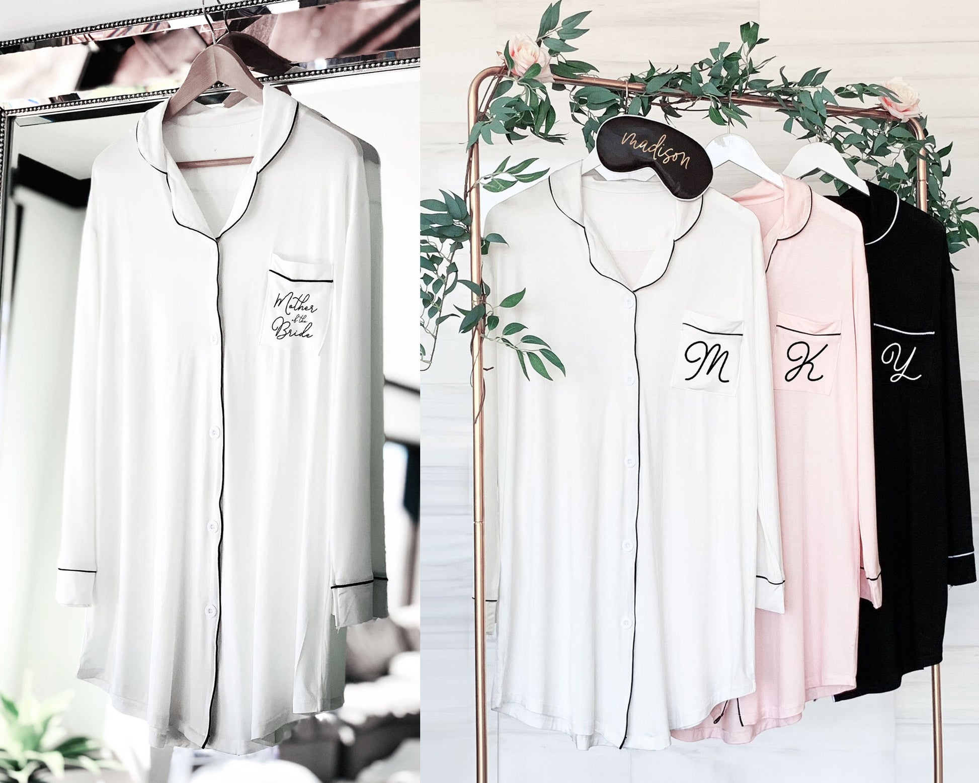 Nightwear Sleepshirt Gift For Bridals  Wedding Gift  Bridal Gift