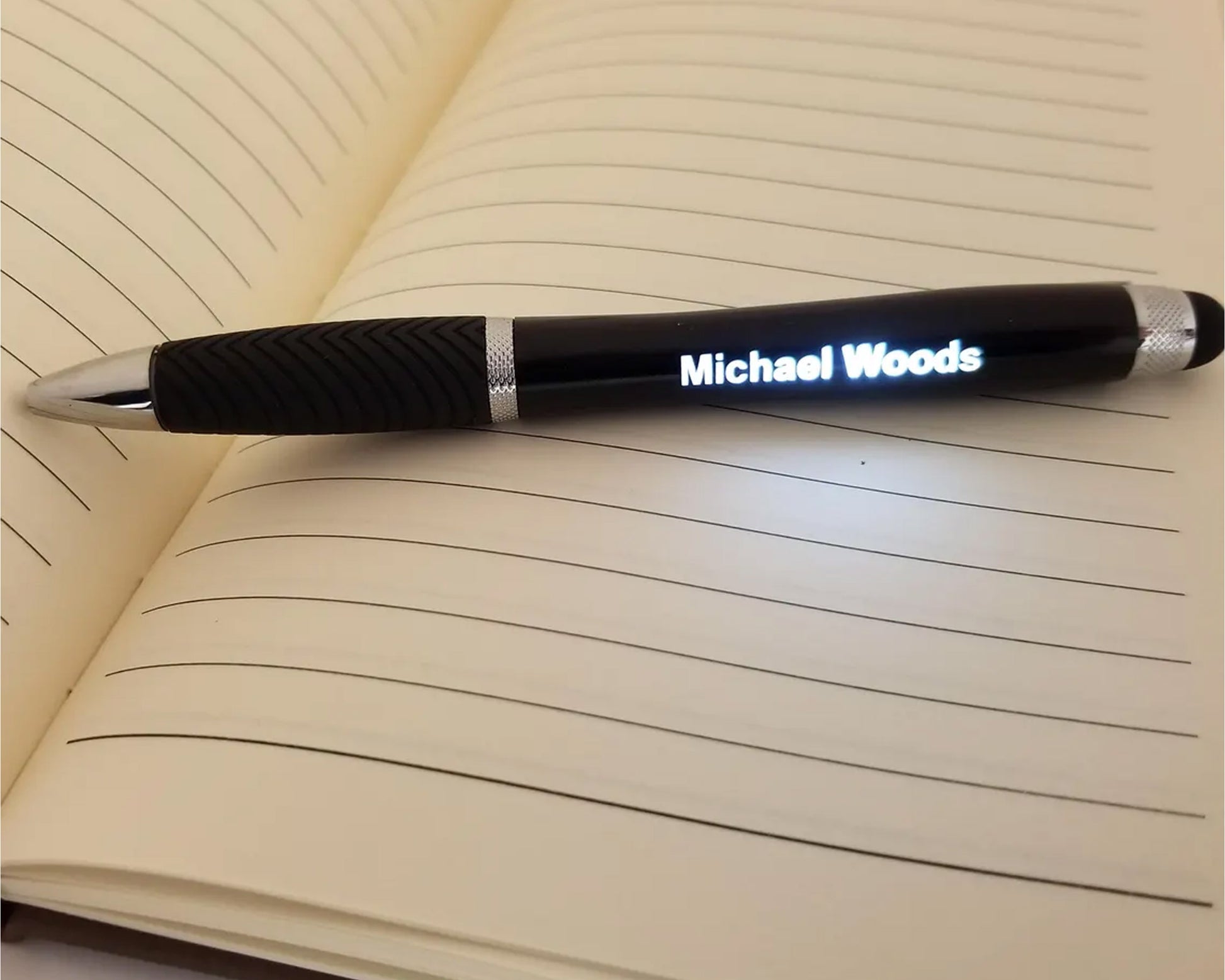 Personalized LED Pen Customized LED Pens with Stylus Custom Name Pens Light Up Pens Birthday Pens Teacher's Gift for Teachers and Writers