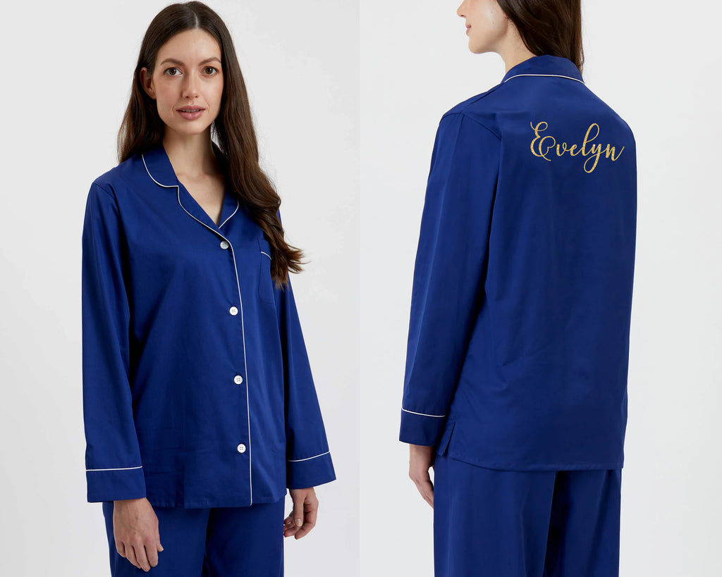 Bridesmaid PJ Set Bridal Party Pajamas Bridesmaid Gift Cotton PJs Bridesmaid Pajamas set