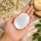 Natural Selenite Palm Stone for Meditation & Energy Cleansing