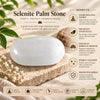 Natural Selenite Palm Stone for Meditation & Energy Cleansing