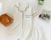 Soft and breathable muslin short pajama set for kids, featuring a lightweight, comfy design perfect for warm nights. Gentle on delicate skin and ideal for a cozy night’s sleep. 