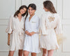 Customized ruffle robe Custom cotton ruffle robe Embroidery cotton ruffle robe Usa