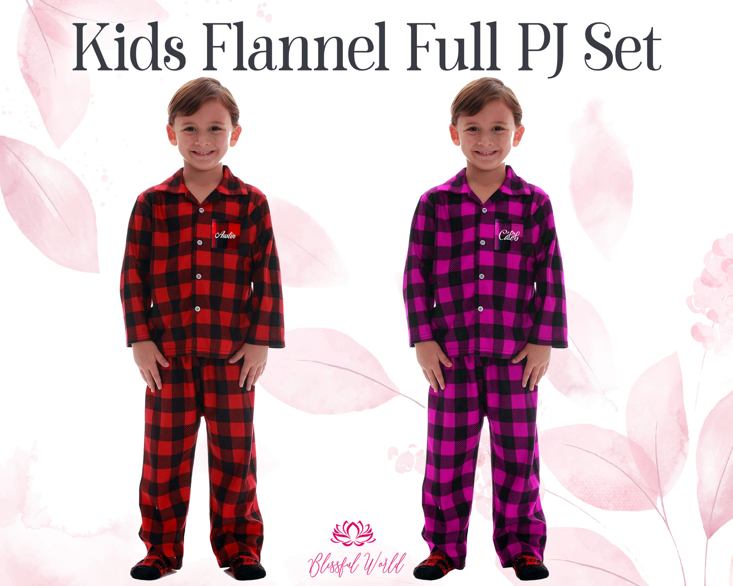 Customized-Flannel-Pajama-Usa