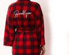 Bridesmaid Flannel Robes Bridesmaid Robes Bridal Personalized Robes  Flannels