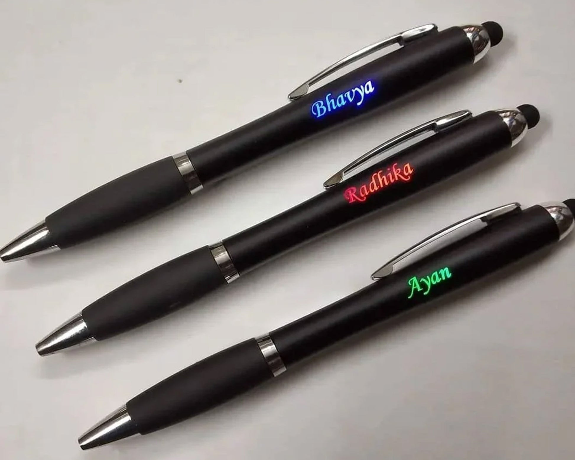 Light Up Pen, Customized, Custom, Laser Engraved, Personalized, Gift, Stocking Stuffer, Corporate, Professional