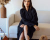 Wedding Gift  Spa Gift  Personalized Embroidered Muslin Bathrobe Oversized Muslin Robe Organic Cotton Bathrobe 