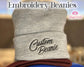 Custom Embroidered Cuffed Beanies Embroidery Cap Personalized Hat Text Knit Hat