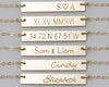Font style Style of font  number on Pendant