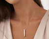 Minimalist custom name necklace