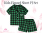  custom Flannel women sleeping short Pajama party Shorts Custom Flannel PJ