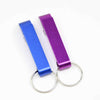 Plain Aluminum Bottle Opener Keychain