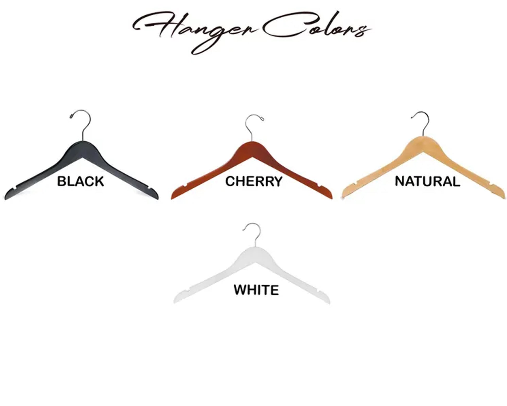 Hanger Color Chart Guide 