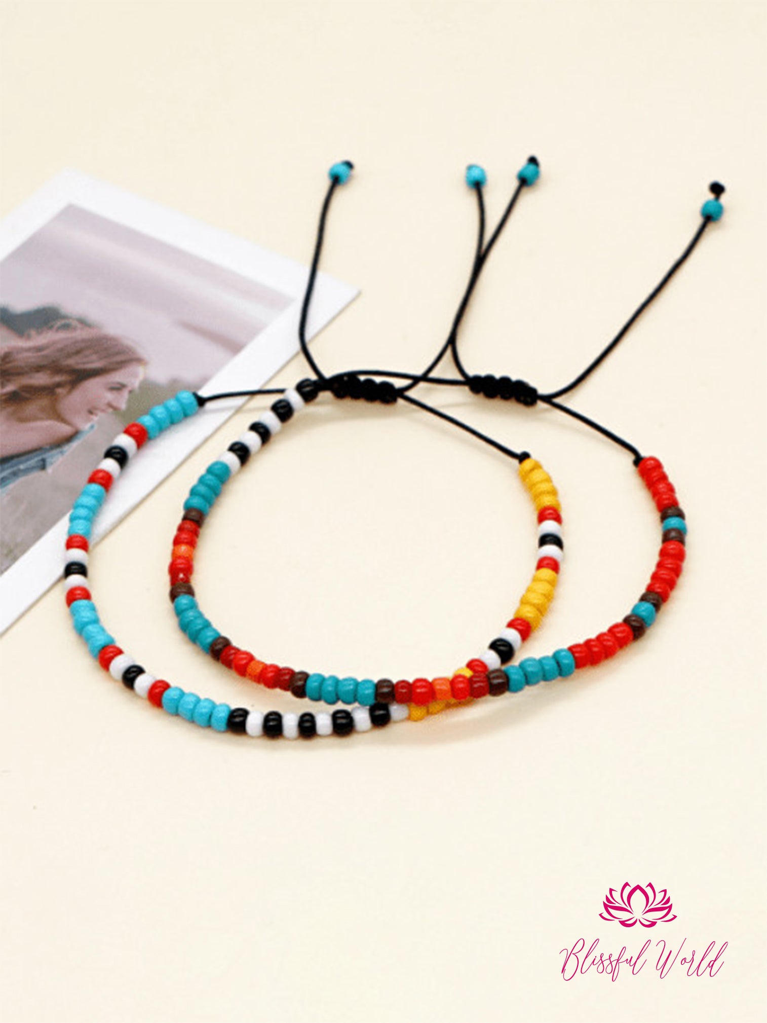 Multi-Colored Seed Bead Stack Bracelet Friendship Bracelet Custom Bracelet 