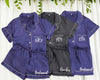 Elegant and silky satin short pajama set featuring a relaxed-fit button-up top and matching shorts, perfect for comfortable and stylish sleepwear.