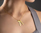 Custom Engraved Tag Necklace Mini Tag Necklace Handwriting Jewelry Actual Signature Jewelry Gift For Mom Moms Gifts