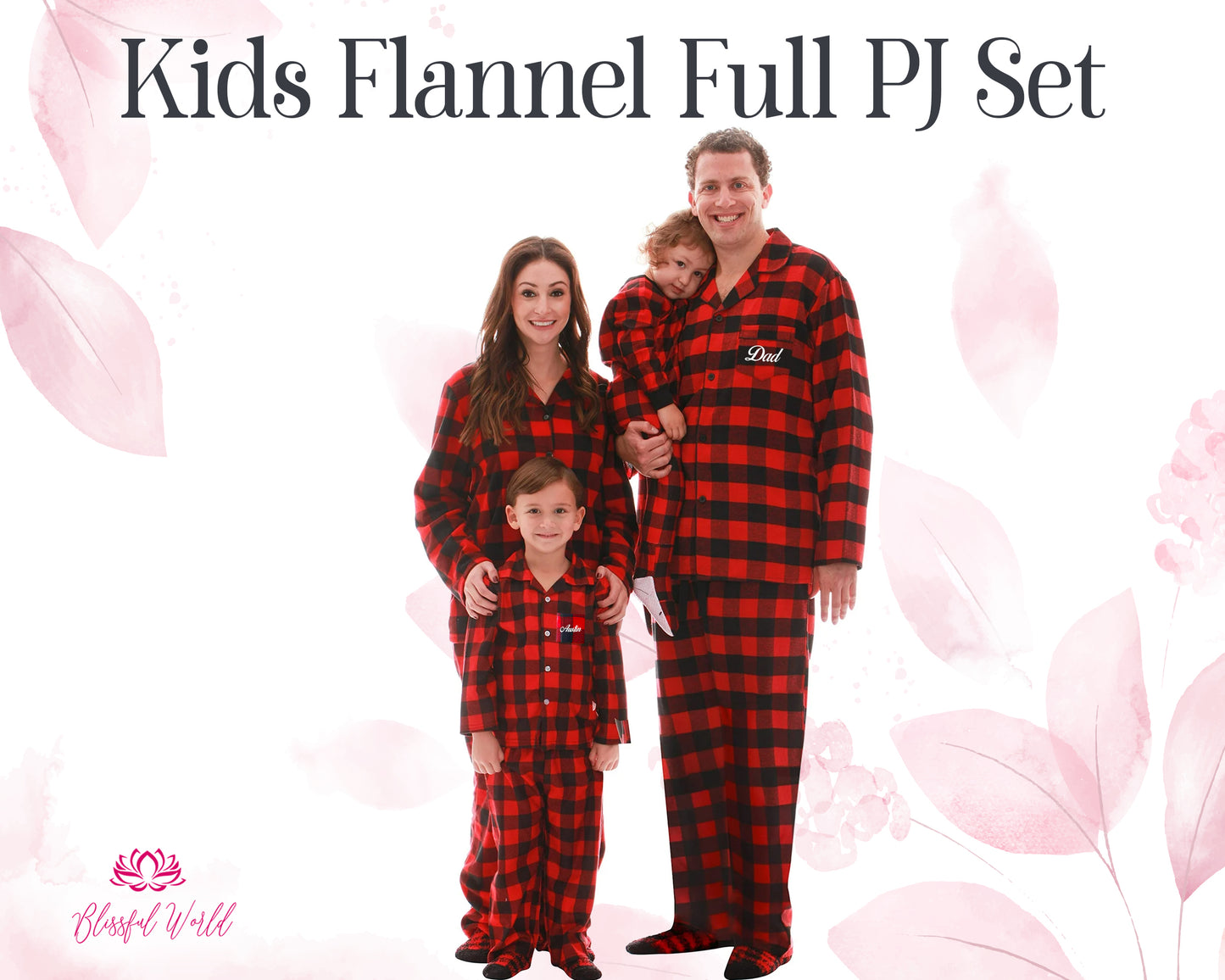 Flannel-Famliy-Pjs-Set-Usa